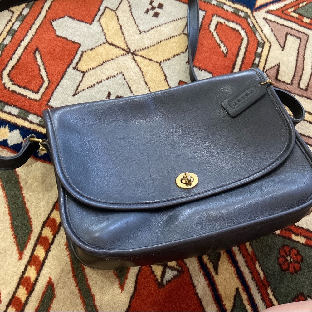 Vintage coach city crossbody bag legacy leather 9790